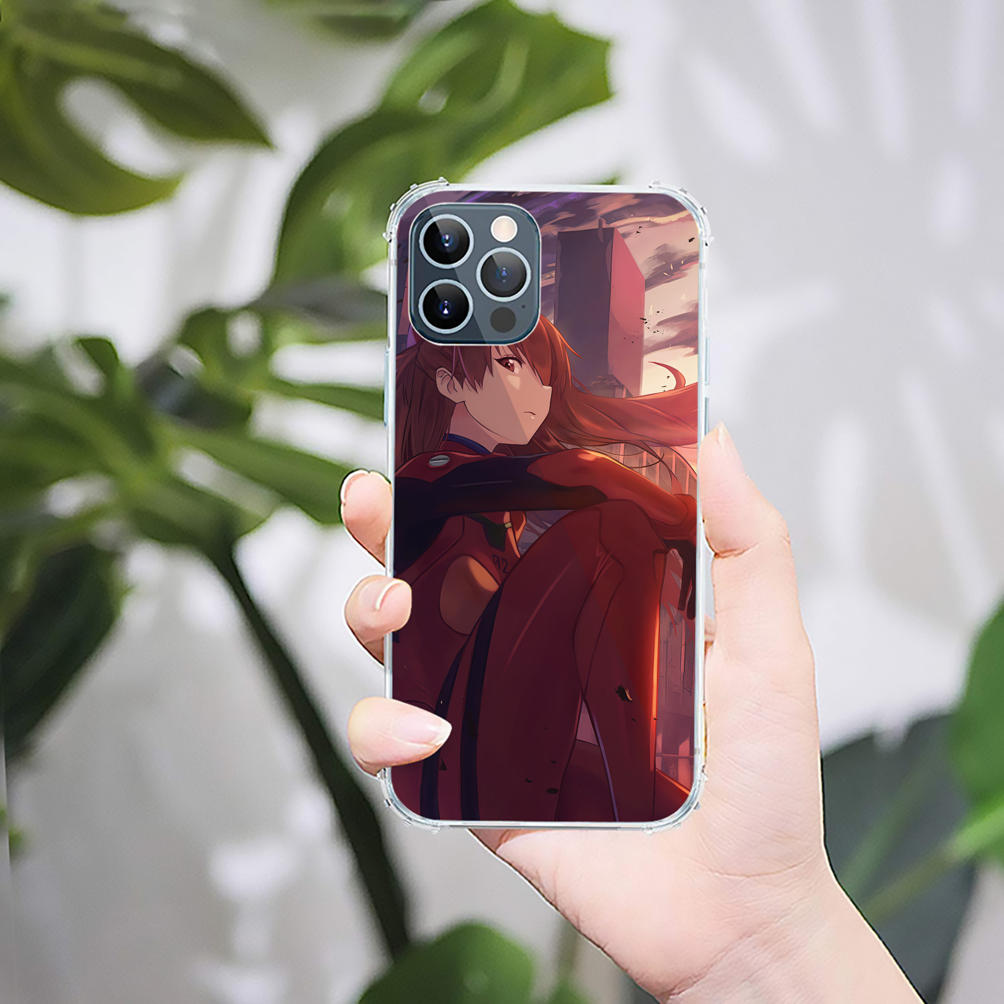 （画像用） EVA 新世紀エヴァンゲリオン 【iPhone 12シリーズ対応】透明スマホケース（クリアソフトケース）